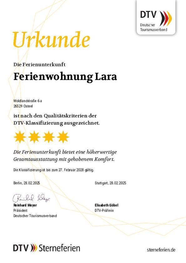 Ferienwohnung Lara "Im Herzen Von Ostfriesland" Osteel Eksteriør bilde